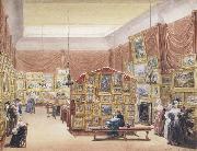 George Scharf Interior of the Gallery of the New Society of Painters in Watercolours (mk47) china oil painting artist
